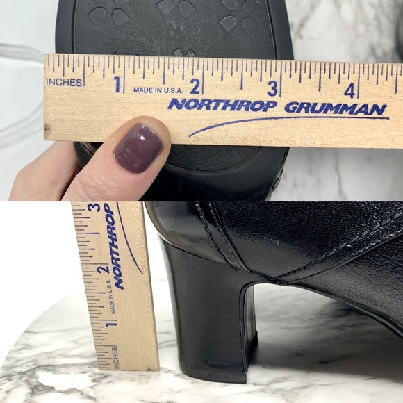 Naturalizer N5 Jodell Leather Wingtip Lace Up Oxford Pumps 8.5 Wide Retro Preppy - Picture 15 of 16